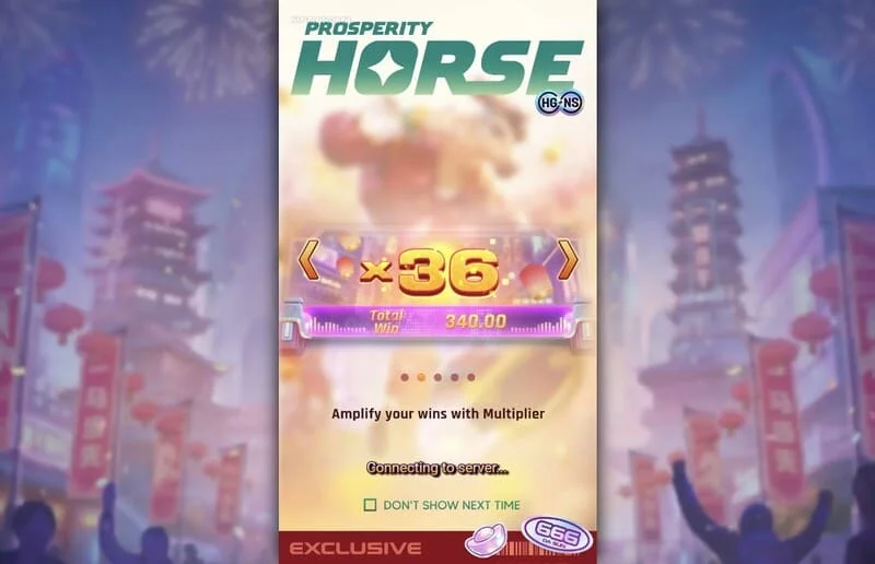 Prosperity Horse - progressiver Multiplikator im speziellen Modus